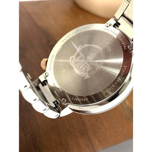 Bulova Women's Watch 98L309 Latin Grammy Edition Gray Dial Rose Gold Silver - Picture 7 of 14